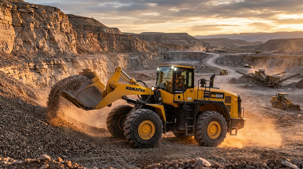 modern quarry wheel loader