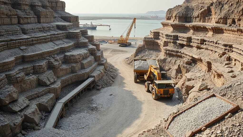 uk aggregate extraction locations